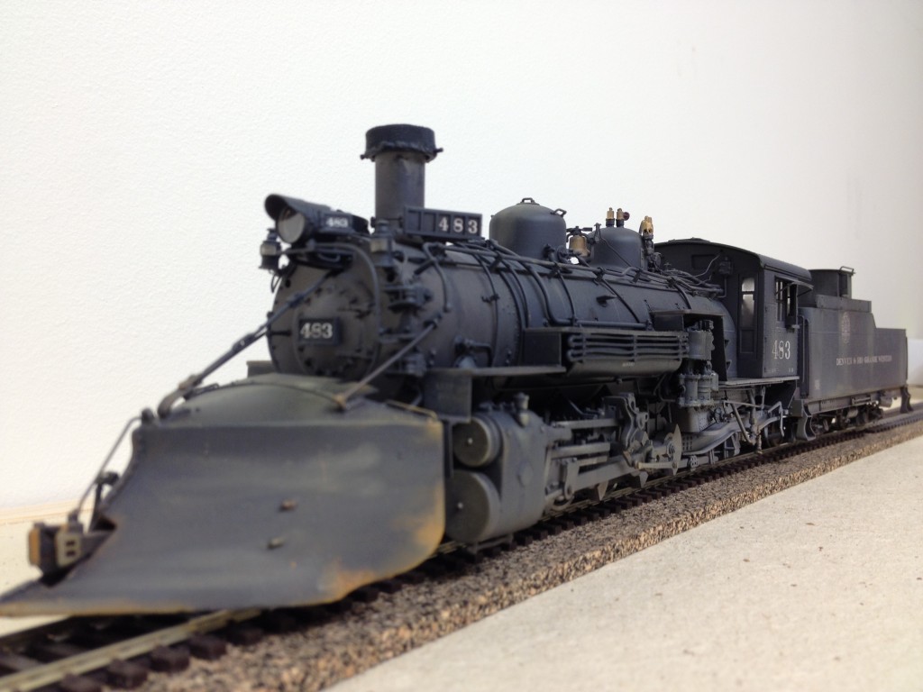 Model of D&RGW No. 483 circa 1937